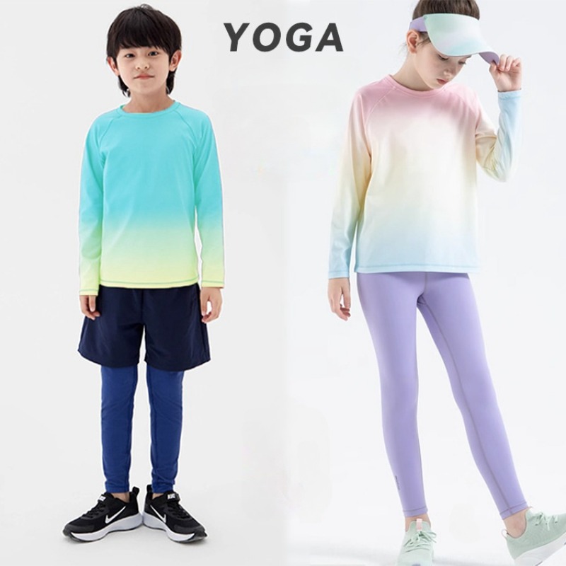 Children's Yoga Shirts Long Sl – обзор и цена Yoga Fitness Girl