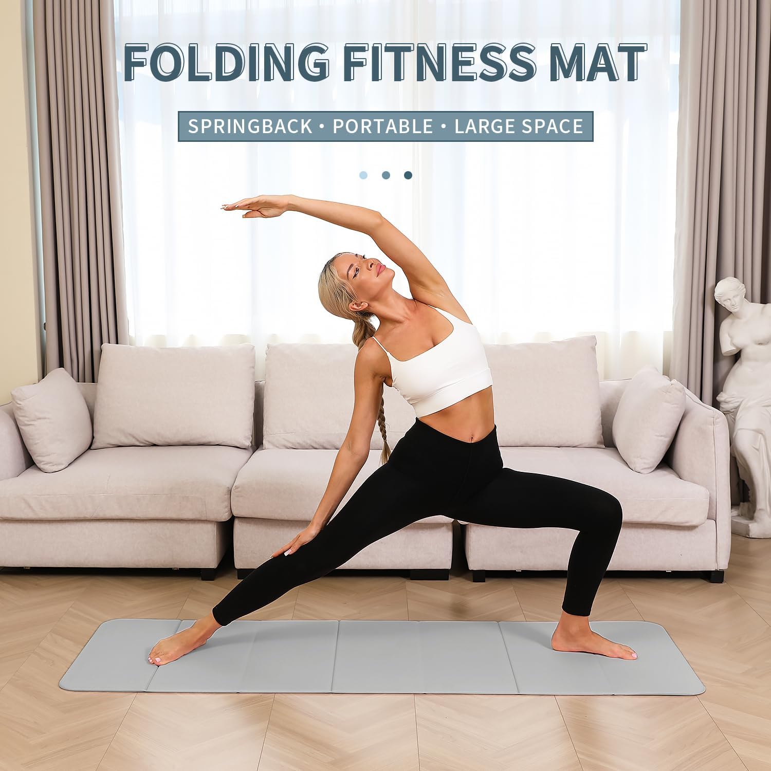 Foldable Yoga Mat 10mm Extra T – обзор и цена Thick Yoga Mat