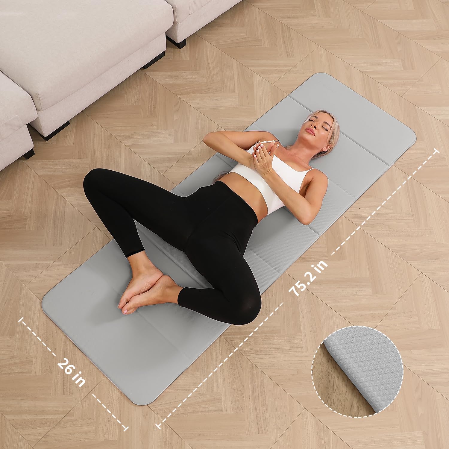 Foldable Yoga Mat 10mm Extra T – обзор и цена Thick Yoga Mat