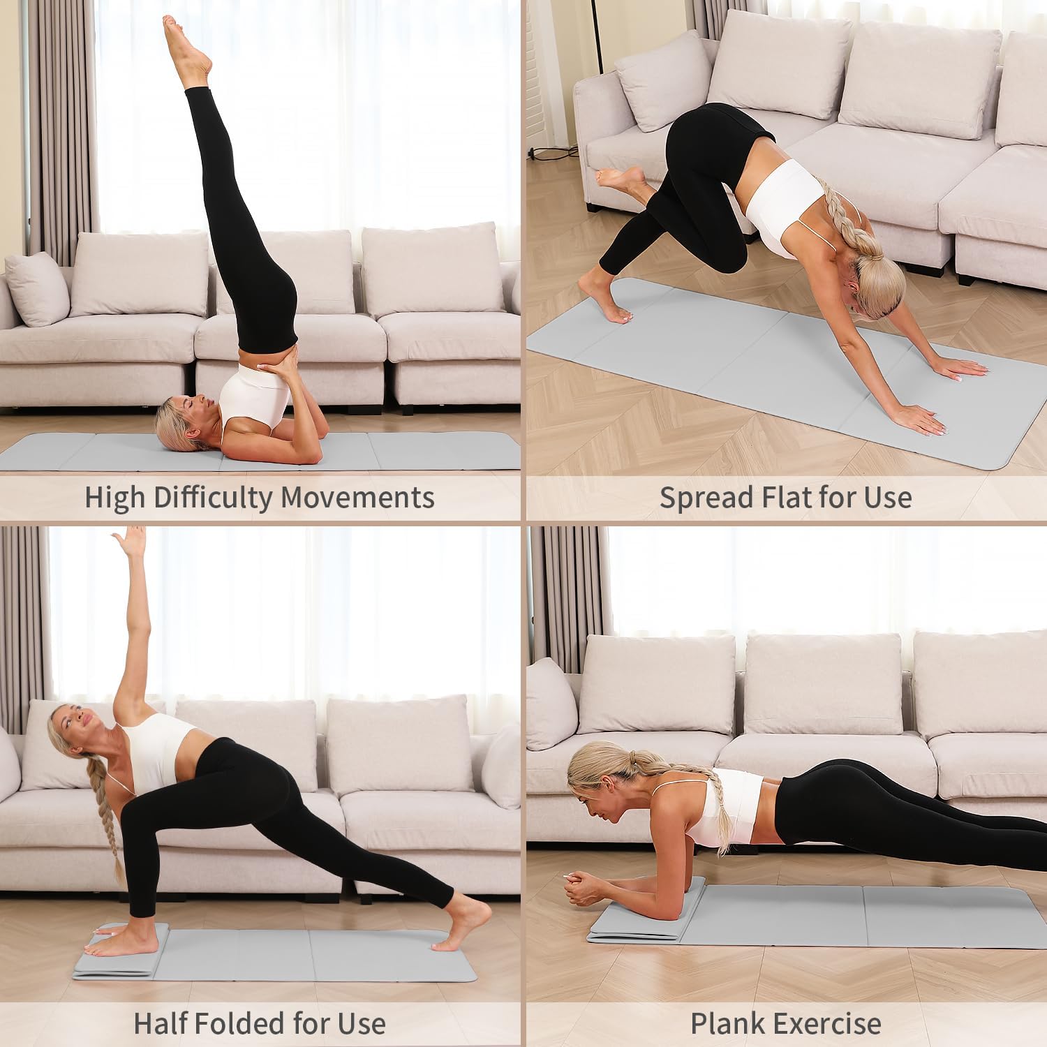 Foldable Yoga Mat 10mm Extra T – обзор и цена Thick Yoga Mat