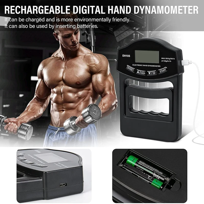 396Lbs/180Kg Digital Hand Dyna – обзор и цена Grip Strengthener Hand