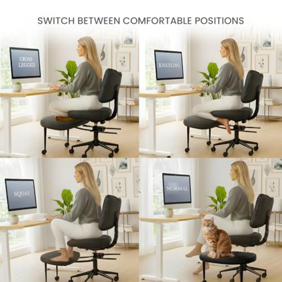 Cross Legged Office Chair Medi – обзор и цена Yoga & Fitness Center