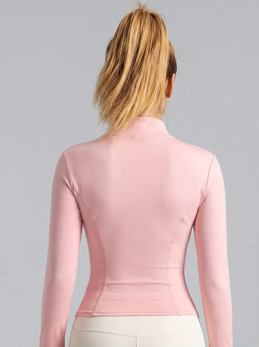 New Women Light pink Yoga Coat – обзор и цена Yoga & Fitness Center