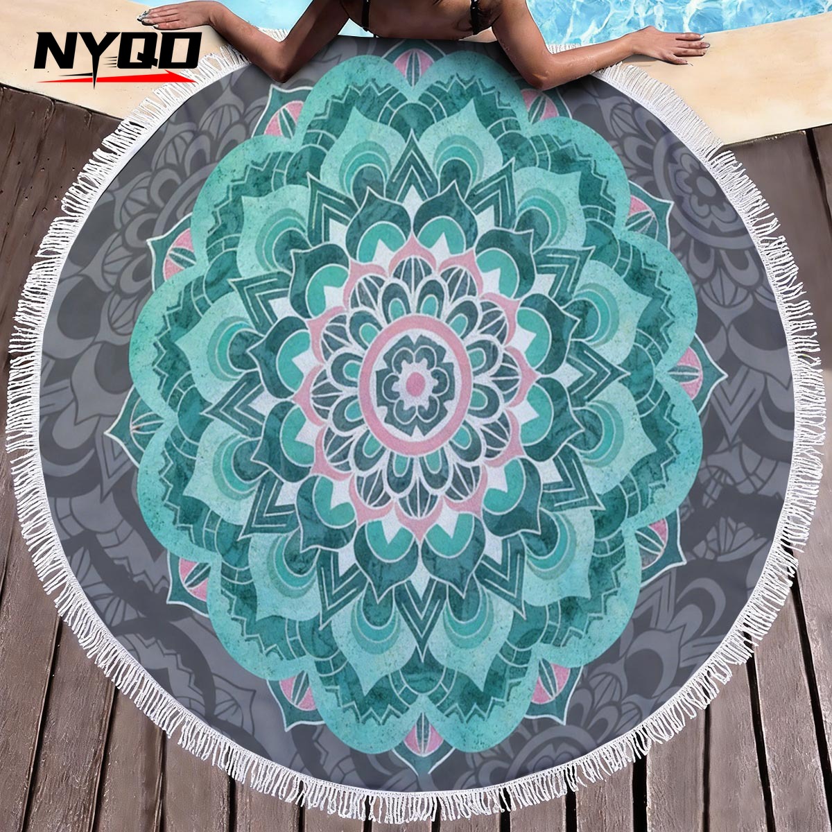 Mandala Round Beach Towels Sum – обзор и цена Thick Yoga Mat
