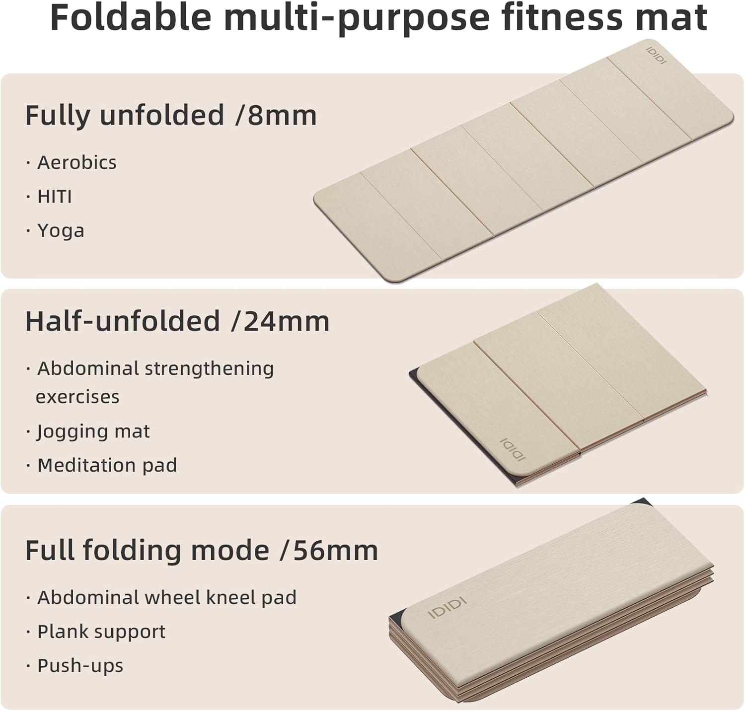 Foldable Yoga Mat Extra Thick  – обзор и цена Thick Yoga Mat