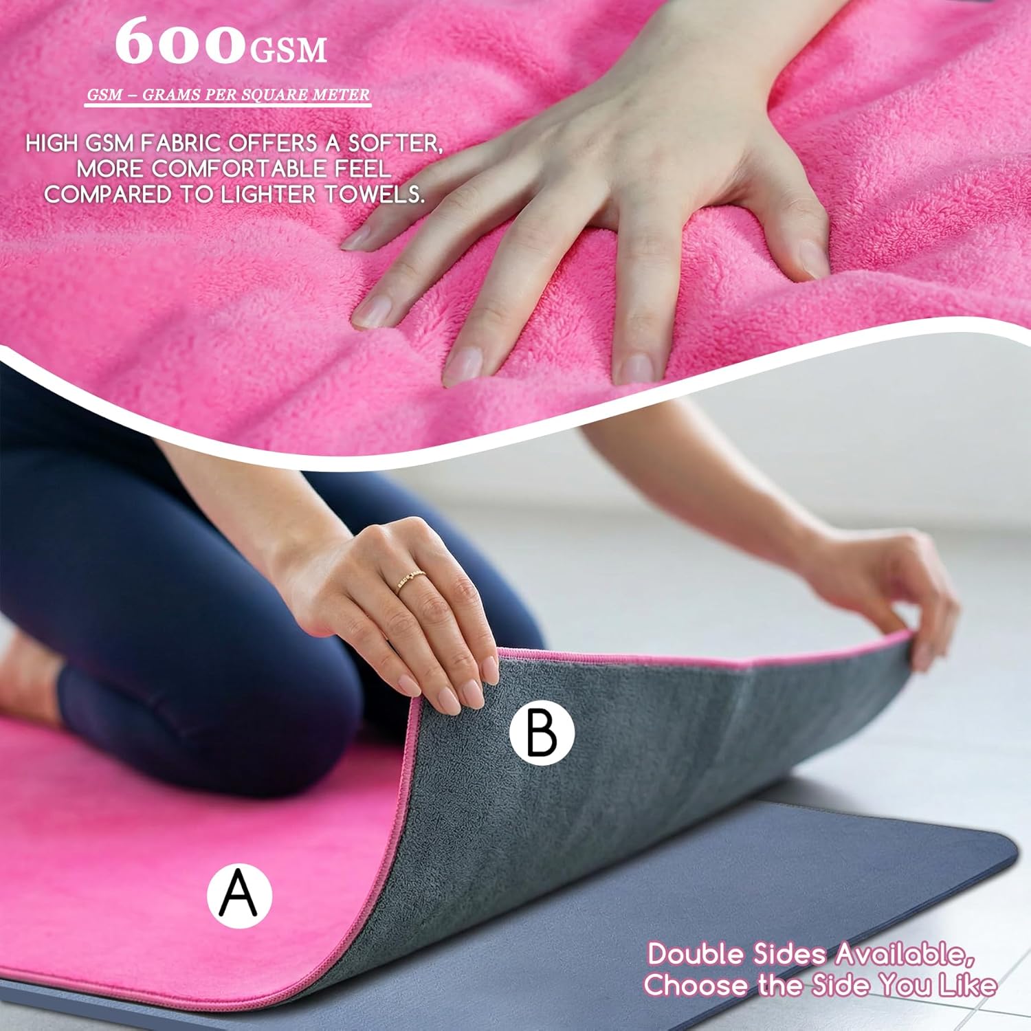 Yoga Mat Towel, Extra Thick 60 – обзор и цена Thick Yoga Mat