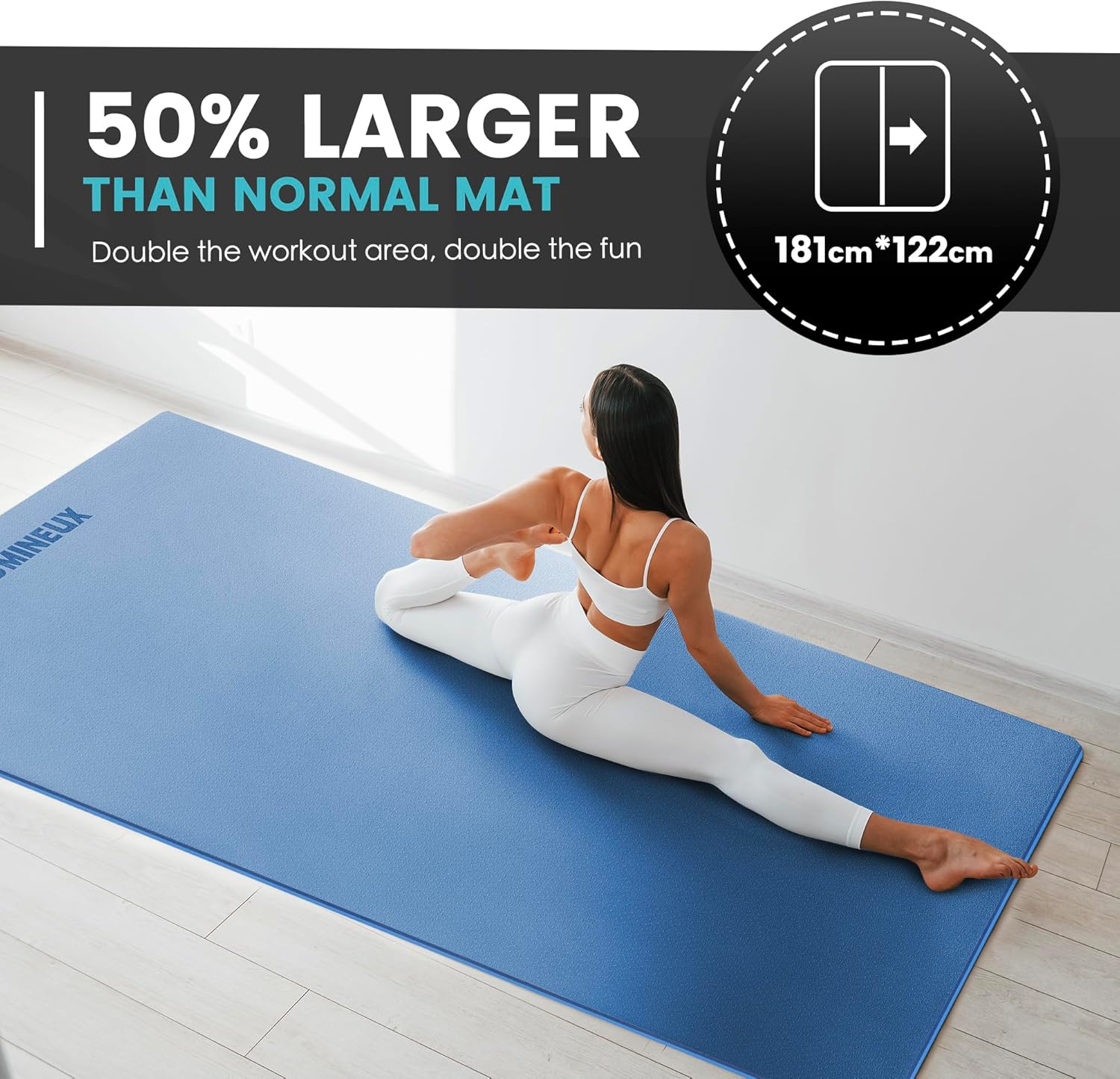 Large Yoga Mat 1/4 & 2/5 Inch  – обзор и цена Thick Yoga Mat