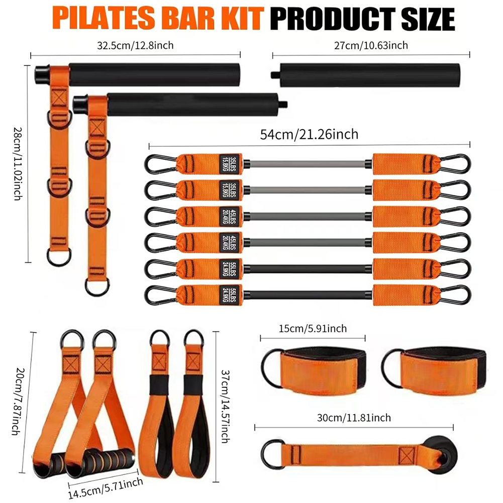 Portable  Exercise Pilates Bar – обзор и цена Yoga Fitness Bar