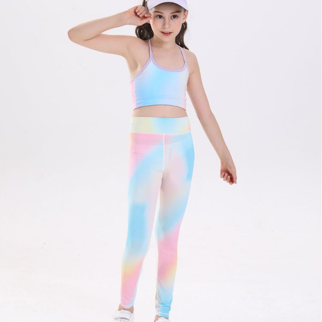 2025 Girls 2pc Yoga Outfit Set – обзор и цена Yoga Fitness Girl