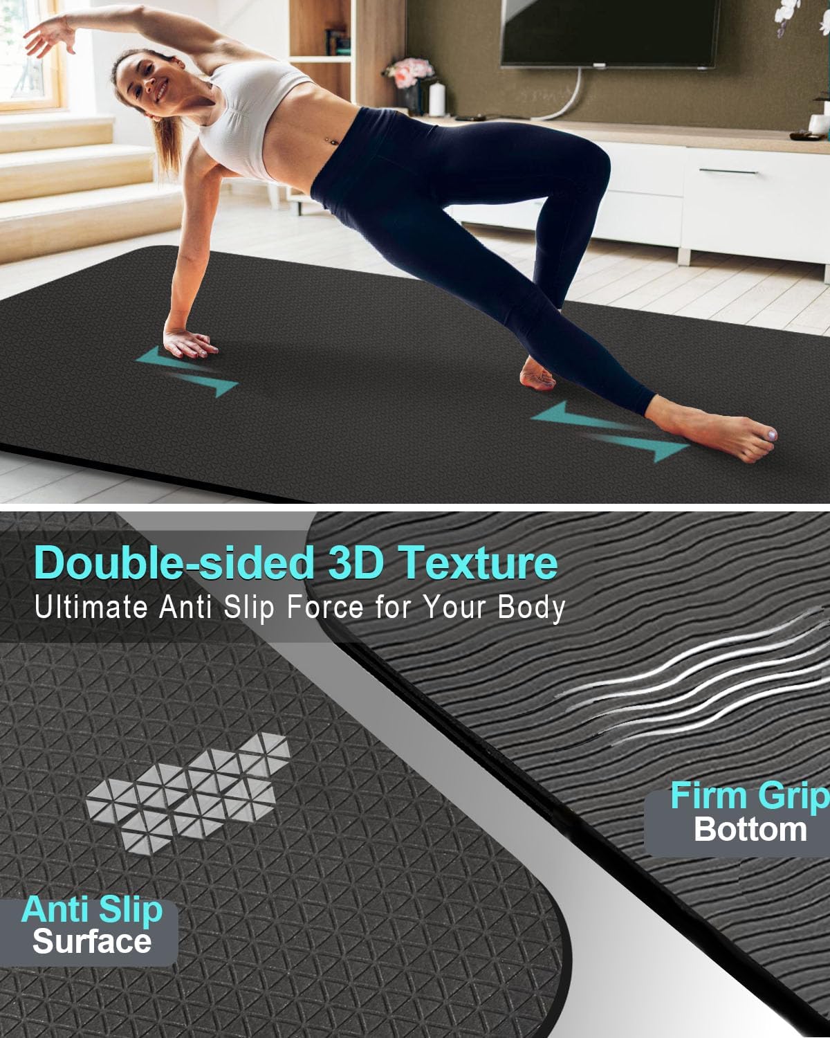 Extra Long & Wide Thick Yoga M – обзор и цена Thick Yoga Mat