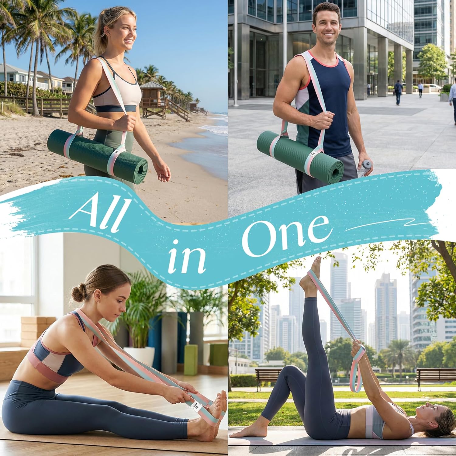 Yoga Mat Strap, Extra Thick &  – обзор и цена Thick Yoga Mat