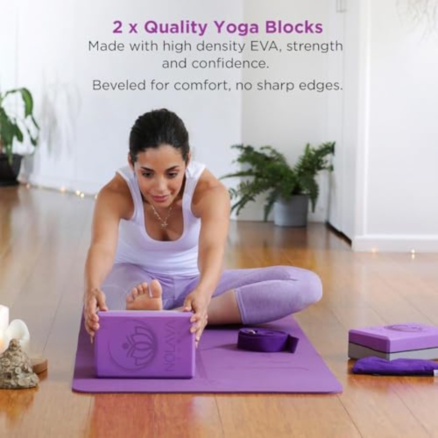 Nolava Pink TPE Yoga Mat with  – обзор и цена Thick Yoga Mat