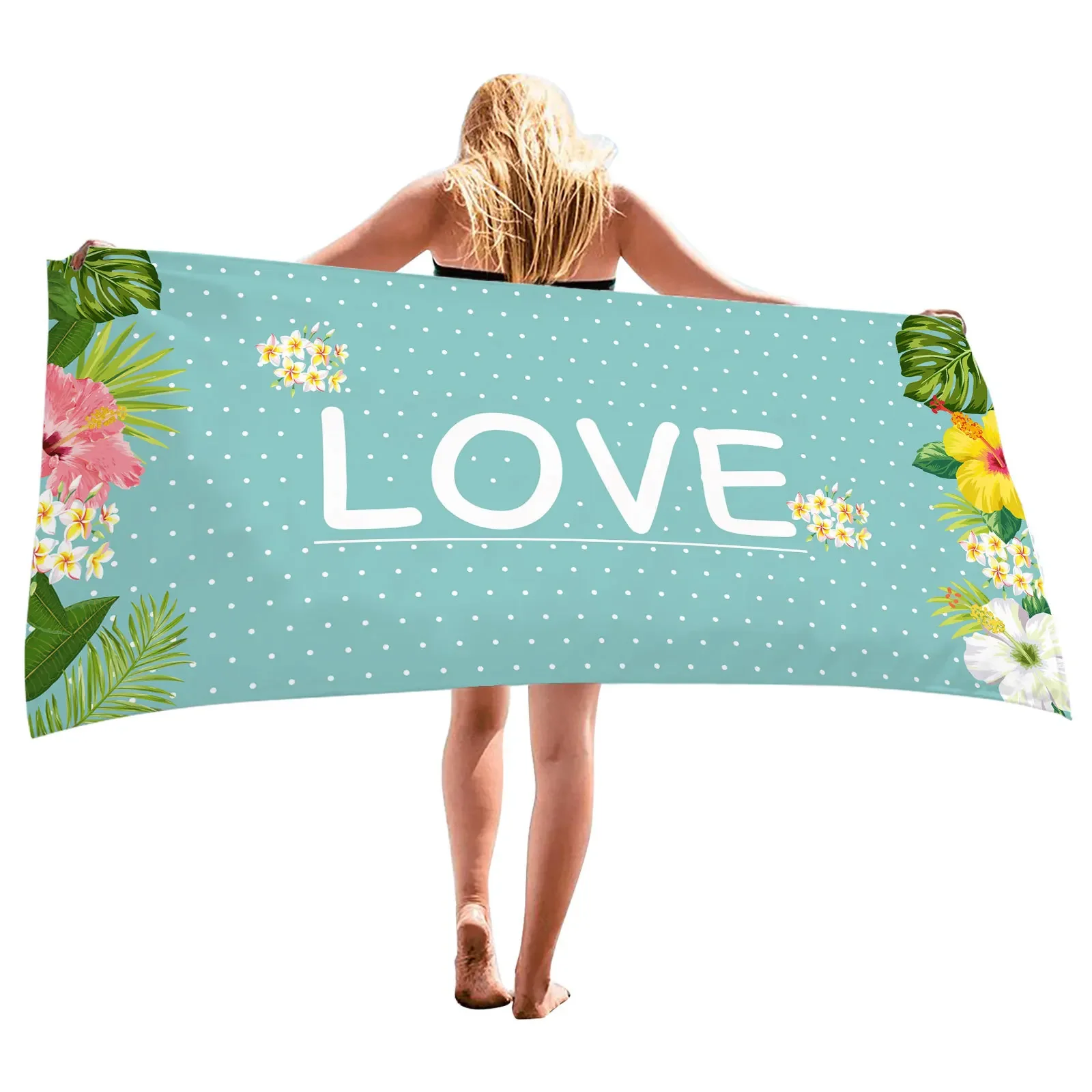 Summer Floral Print Beach Towe – обзор и цена Fitness Yoga Only For Women