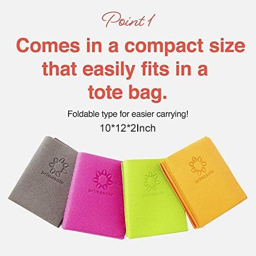 Folding Yoga Mat for Travel Pi – обзор и цена Thick Yoga Mat