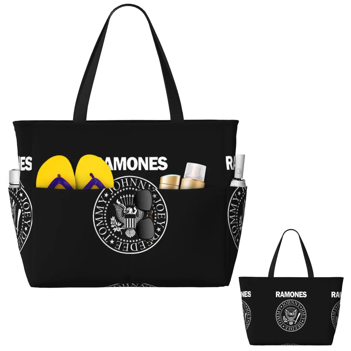 The Ramone Merch Beach Tote Ba – обзор и цена Yoga Fitness Merch