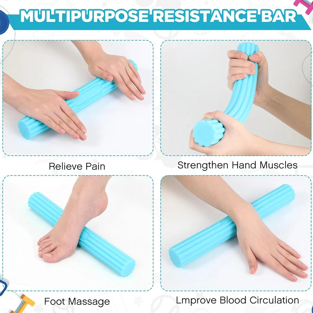 1Pcs Flex Therapy Bar Strength – обзор и цена Grip Strengthener Hand