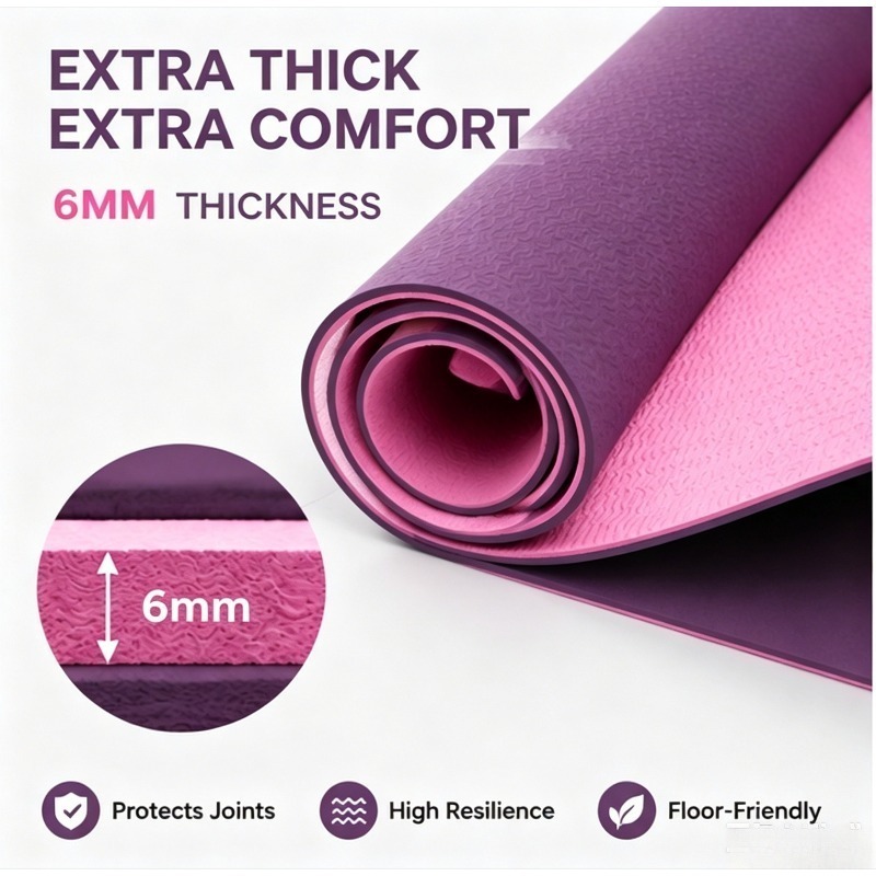 Yoga Mats Anti-slip Sport Fitn – обзор и цена Thick Yoga Mat
